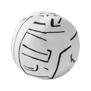 Cojin Pelota Tela Grafito