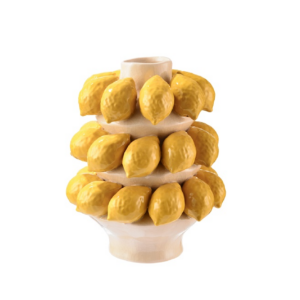 Jarron Lemon Ceramica Beige/Yellow