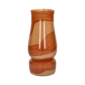 Jarron Waves Vidrio Ambar