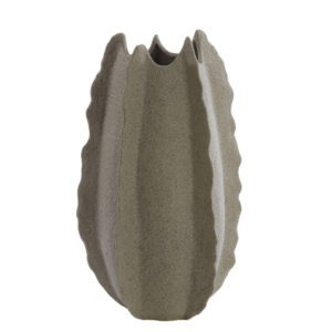 Jarron Deco Kelapa Ceramics Grey Green