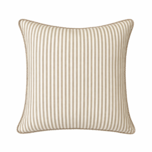 Cojin de Plumas Exterior Marrones y Beige
