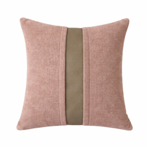 Cojin de Plumas Interior Ladrillo y Beige