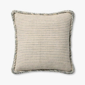 Cojin con Relleno de Plumas Oroville Natural Blue