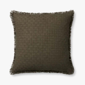 Cojin con Relleno de Plumas Meadolark Dark Green