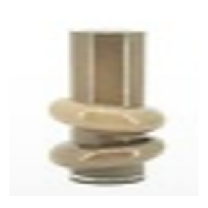 Jarron Decorativo Curble Small Taupe